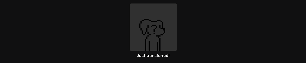 PSER1248's tweet photo. Congrats 🎉 @leo_exoc

You won the giveaway!

NFT has been sent to your wallet ✅

* If you don't see your NFT, check OpenSea → Profile → Items → Status → Hidden https://t.co/qExV5MAJ5q