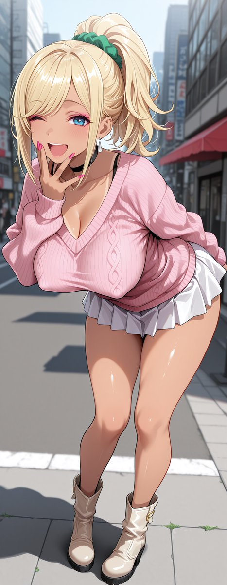 nekoyamamimimi's tweet image. #OG #OriginalCharactor #オリジナルキャラ
星野 彩「おはよー！☀️ 今日の彩、春っぽくて可愛くない？🌸✨ このピンクのニット、カレシにも褒められちゃったんだよね〜っ💖 太郎くんもそう思うでしょ？……え、ノーコメント！？もー、照れちゃって可愛いんだからっ！😋💕