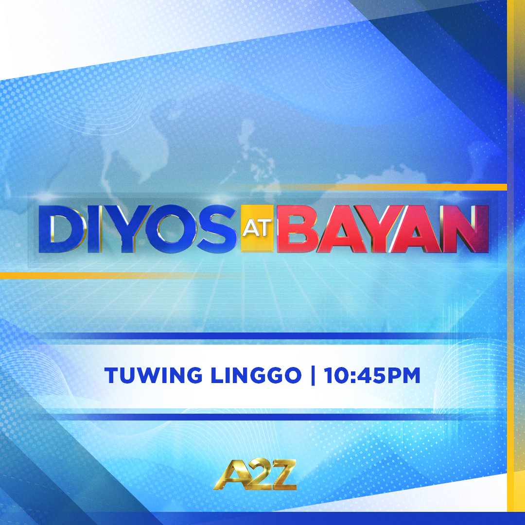 Tara na sa programa na nagbibigay-liwanag sa mga usaping mahalaga sa pananampalataya at lipunan.

Panoorin ang Diyos at Bayan, tuwing Linggo, 10:45PM sa #A2Z.