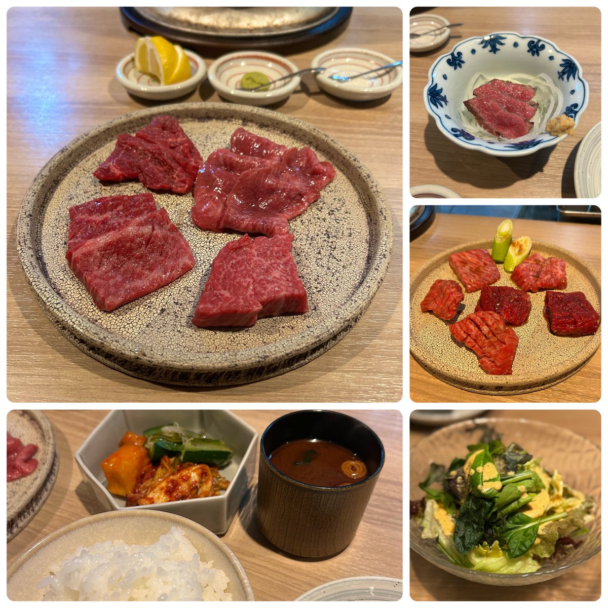 bowlcinnamon's tweet photo. 🥩【肉の匠 ひうち】大宮駅西口徒歩4分

お昼のおまかせコースA ￥3,980

土日祝日限定 焼肉ランチ✨️
良質で食べ応えのあるお肉で、美味しかったです🤤
個人的には平日のステーキより🙆🏻‍♀️
ご馳走様でした😋

シナログ★97点
食ベログ★3.6
Google★4.5

#シナモンの餌日記 https://t.co/LBzQZLIudy