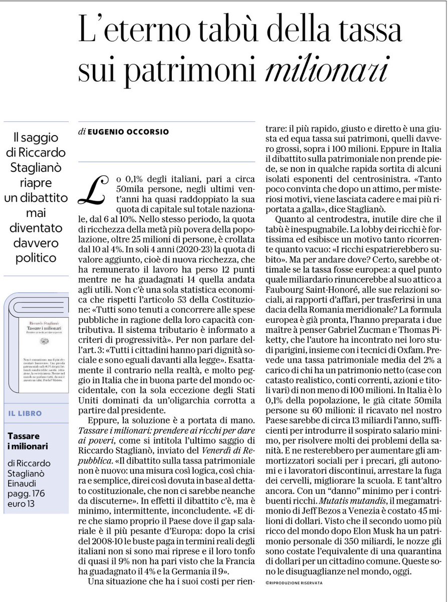 Riccardo Staglianò tweet media