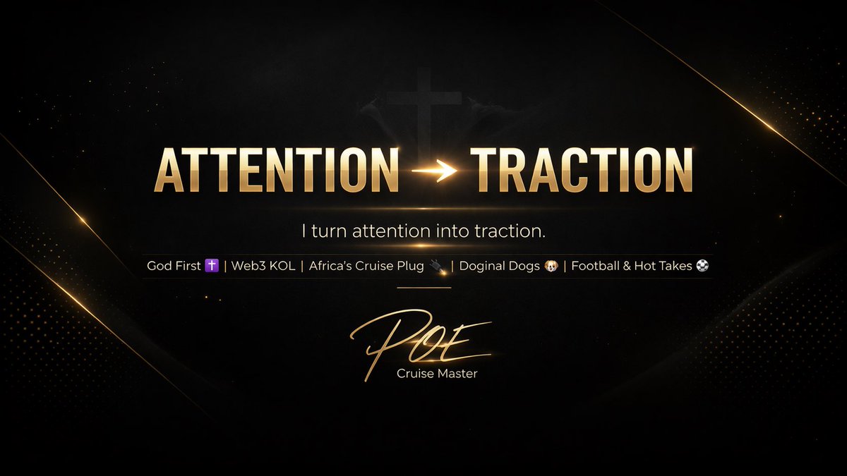 Poemetax's tweet photo. Hi, I’m Poe.

I’m a Web3 KOL, and I turn attention into traction.

This week taught me something simple…

God gives you the platform,
but it’s your responsibility to use it well.

A lot of people already have attention…
but no structure, no direction, no monetization.

That’s why the same effort isn’t giving the same results.

If you’re serious about growing and earning in Web3,
DM “TRACTION” 📩