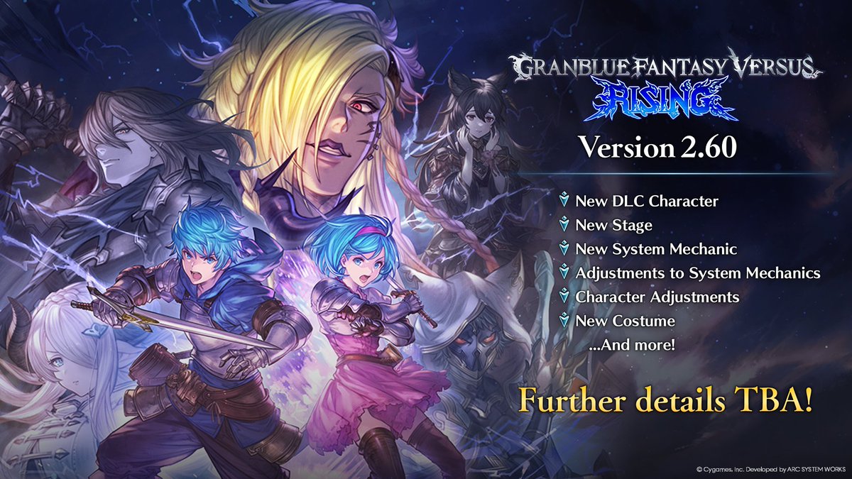 Cygames_DE's tweet image. Version 2.60 ist offiziell bestätigt! 🎉

Wir werden bald weitere Details dazu veröffentlichen. Seid gespannt!

#GBVSR #CygamesDE