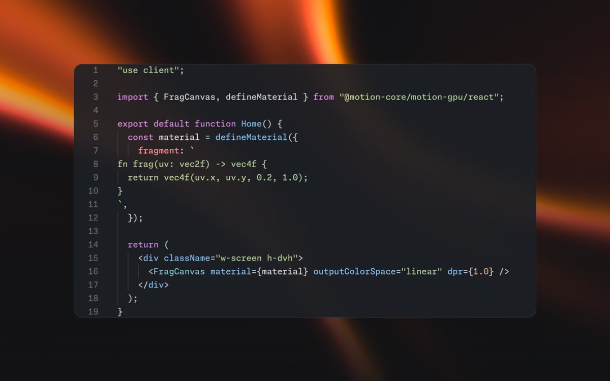 That's one small step for a man, one giant leap for mankind - Motion GPU v.0.4.0 with React adapter is out!