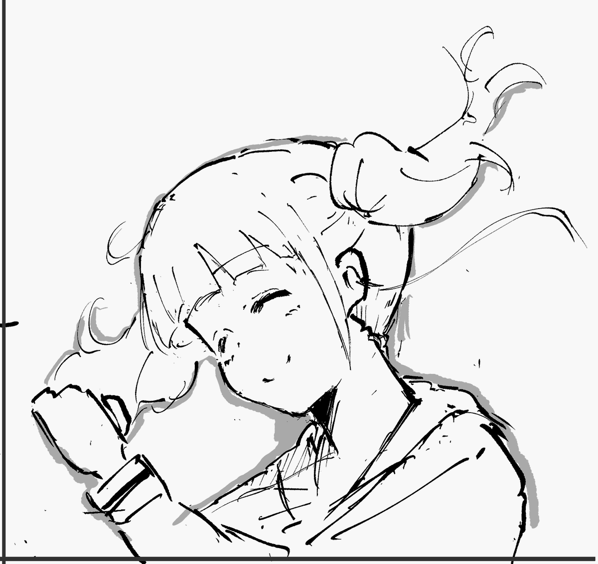 仁菜ひな漫画もちょっとずつ描いてる...
冬コミで出せたらなぁくらいな感じで 