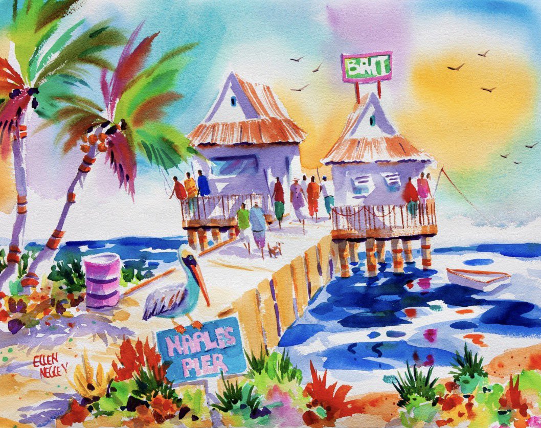 Negley Watercolors 🌴 tweet media