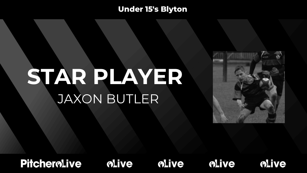 Blyth_RFC's tweet photo. 0': Jaxon Butler is awarded star player for Blyton U15s
#PONBLY #Pitchero
https://t.co/QhIFqS0UsC https://t.co/SPj0msaEEe