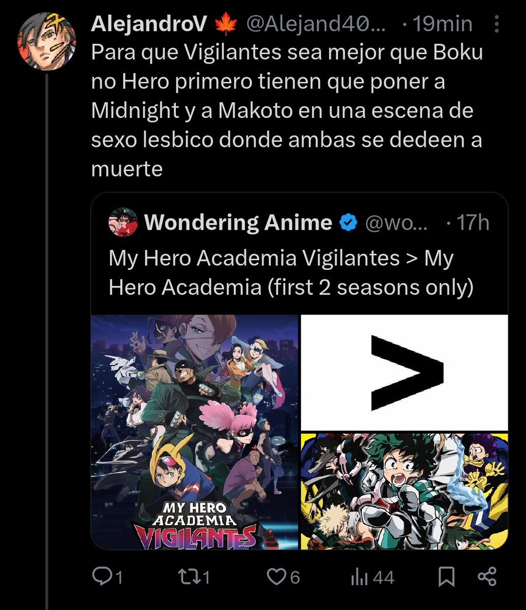 Boku no Hero Out of Context tweet media