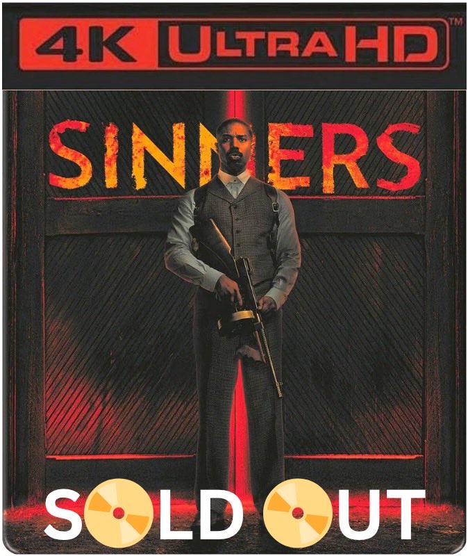 #Sinners 4K Ultra HD is sold out at the moment.
Will bring it back in stock soon and notify the folks who have enquired about purchasing it.