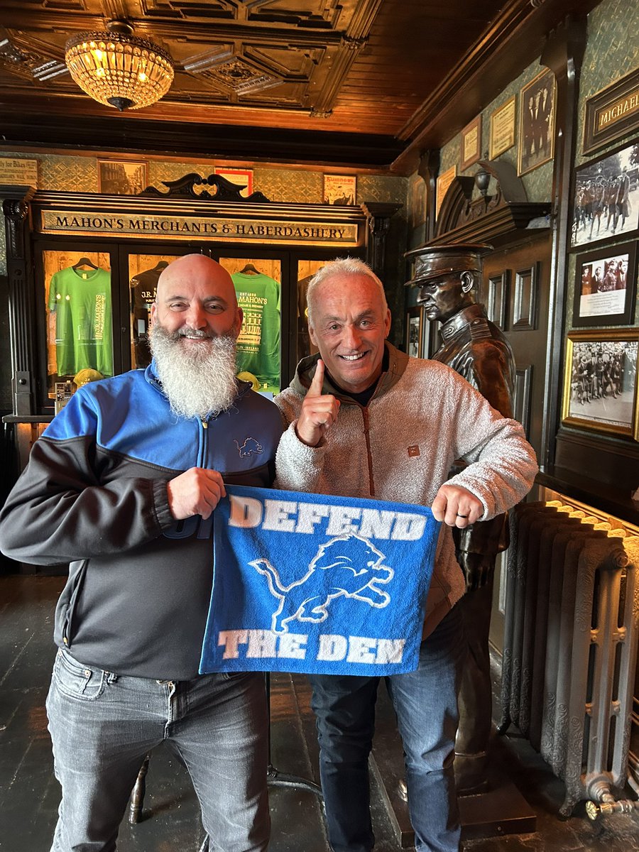 Great time taking National Football Ball League ! with the one and only <a href="/Jeff_Reinebold/">Jeff Reinebold</a>  and everything else in between….

Come back to Ireland soon coach 

#onepridewordwide