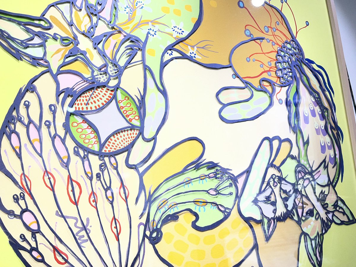 黒猫モモ@切り絵作家 tweet media