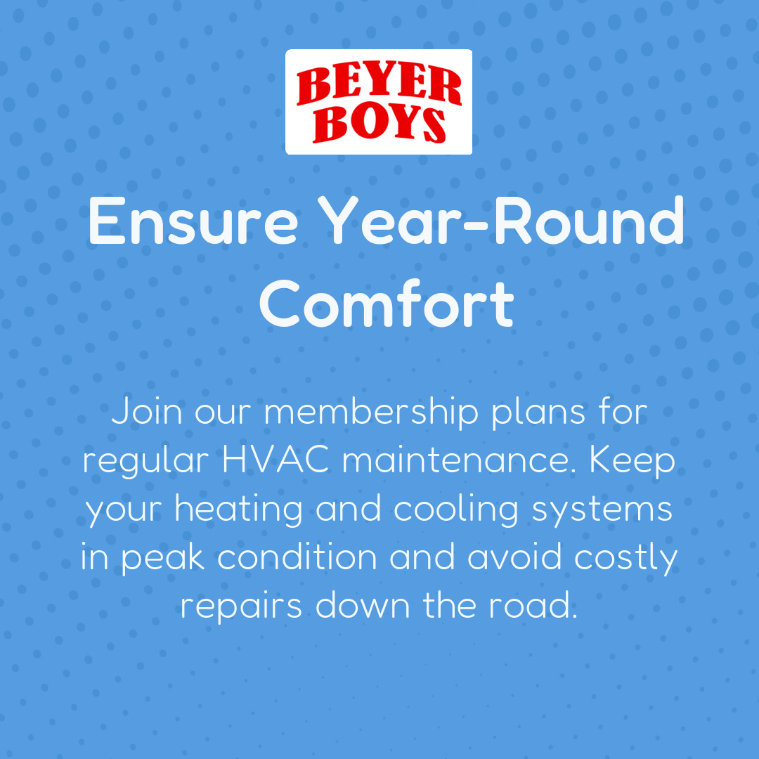 Beyer_AC's tweet photo. Keep your HVAC system running smoothly year-round with our membership plans for regular maintenance! 🛠️ Enjoy peace of mind knowing that your heating and cooling systems are in top shape, and prevent costly repairs down the line. Learn more about how our plans can benefit you! https://t.co/X5eq8ivsXa
