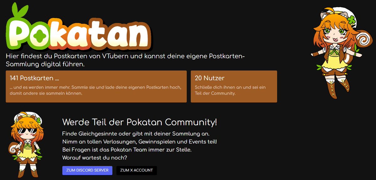 Pokatan - Vtuber Postkarten Club tweet media