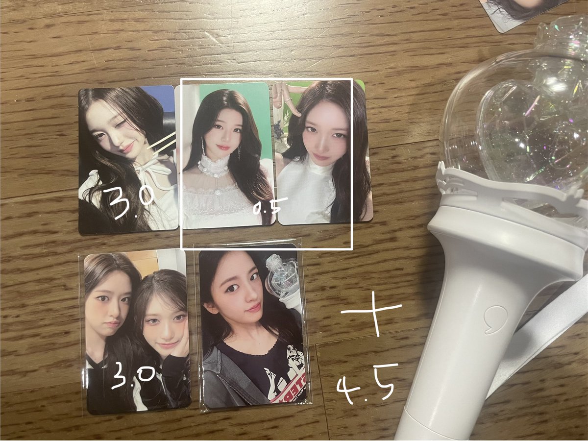 uoyouhe_'s tweet photo. 아이브 팬콘 Dive into ive 다이브존 세트 양도
럭드 응원봉
ive 유진 가을 레이 원영 리즈 이서 포카 양도 판매 poca 리바이브 애플뮤직 딩고 위드뮤 싸폴 메이크스타 팬콘 다이브존 https://t.co/fcHrEJUST5