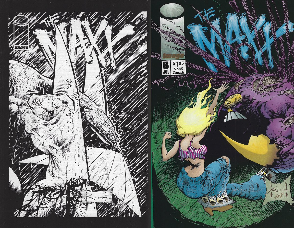 WizardsComics's tweet image. Whether in color or black and white, the ads for The Maxx by #SamKieth presented in Wizard magazine only had to show the cover art to get the attention of the comic buying public.