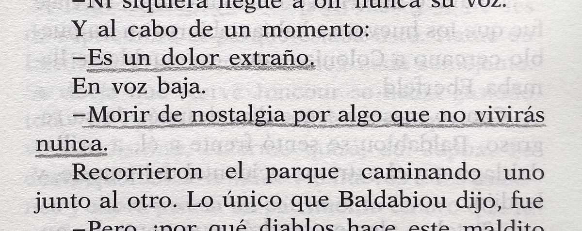 morir de nostalgia por algo que no vivirás nunca
