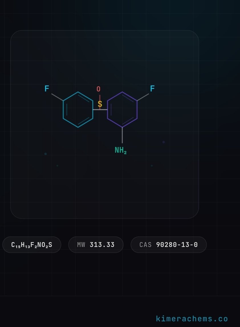 KimeraChems's tweet image. Flmodafinil (CRL-40,940) — a bisfluoro analog of modafinil investigated for enhanced bioavailability and dopaminergic activity profiles. Available for research at kimerachems.co #Nootropics #ResearchChemicals #ElevatedResearch