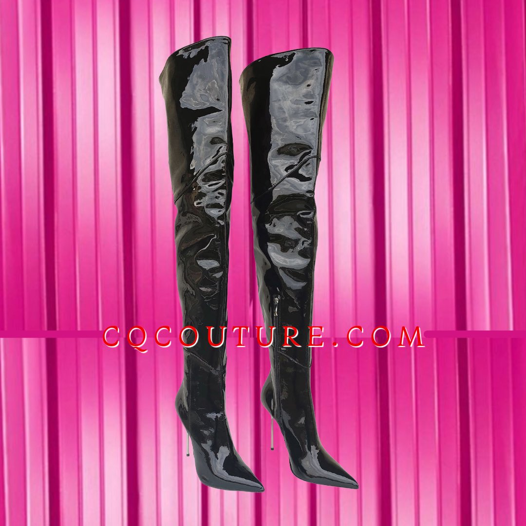 cqcouture's tweet photo. Meet TEREM 

Experience the artistry of bespoke footwear with our handcrafted Italian overknee boots. Select from a range of sumptuous leathers, colors, and heels to create your dream pair.

💖Handmade in Italy
💖Your leather, your style
💖Sizes 33-45. 

#boots #customshoes https://t.co/8cms6BsTp0