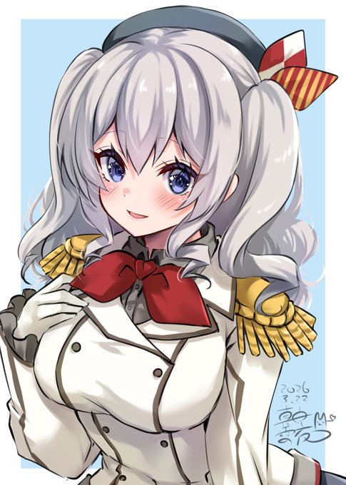 「提督さん お疲れ様です!」

#艦これ版真剣お絵描き60分一本勝負_20260322 