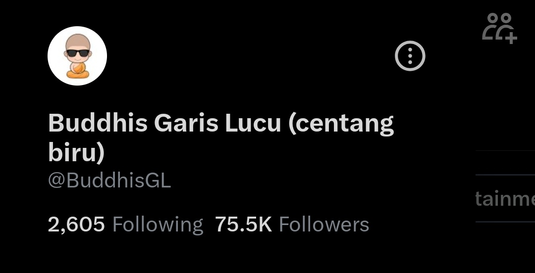 Buddhis Garis Lucu (centang biru) tweet media