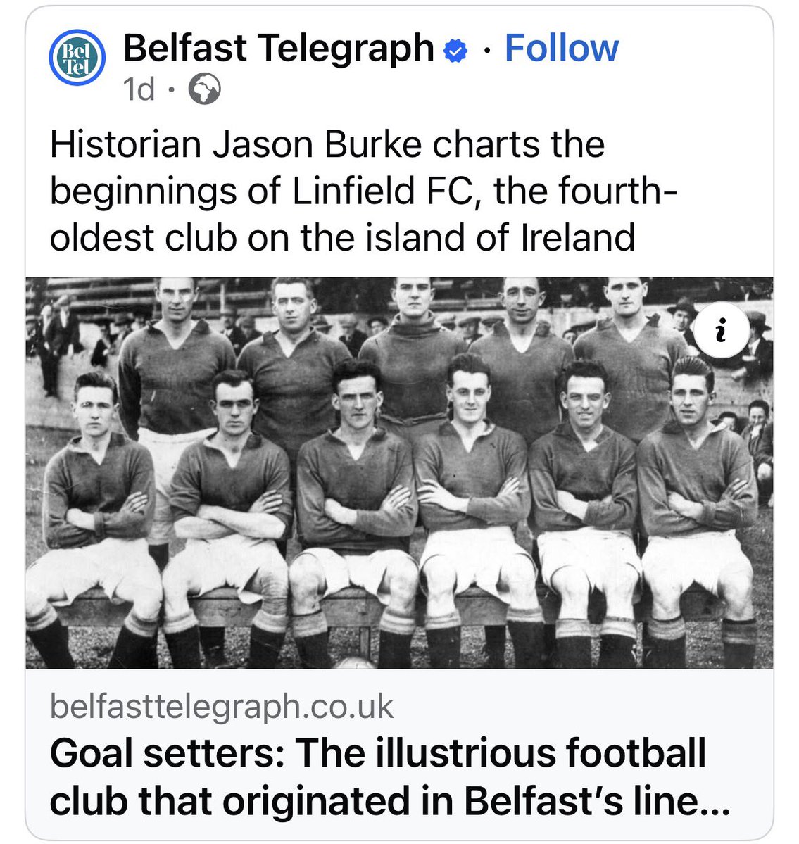 Linfield History Society tweet media