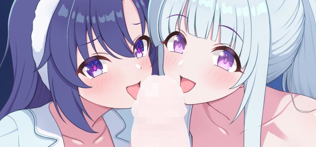 パジャマなユウカとノアと色々おっきいwip (NSFW) 