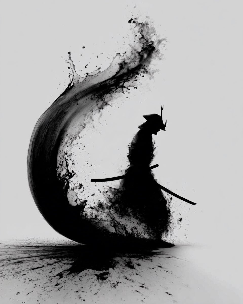artinpl_studio's tweet photo. A whisper made of soot and intent. 

The ink didn't dry; it just stopped moving long enough to watch you back. #inkart #darkart #fluidity https://t.co/IWvALCYt26