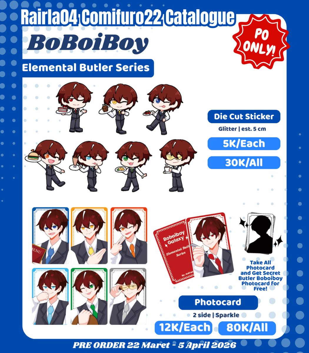 Rairla04's tweet image. BoBoiBoy &amp;amp; Umamusume

#comifuro22 #cf22catalogue #cf22catalog #cf22