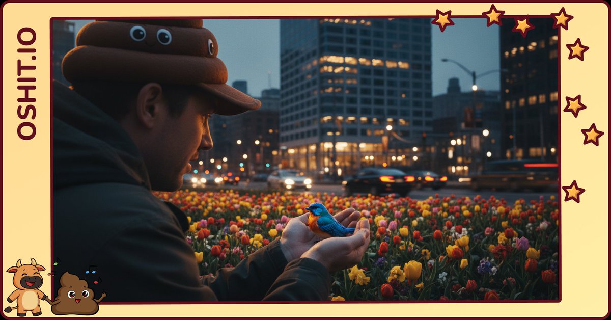 MyAmberSta58399's tweet photo. In a bustling city, one kind heart shelters a little bird. Let's #GiveASHIT to the world, one act of kindness at a time. #OSHIT #GiveASHIT @oshitio https://t.co/zDD7kpsvGp