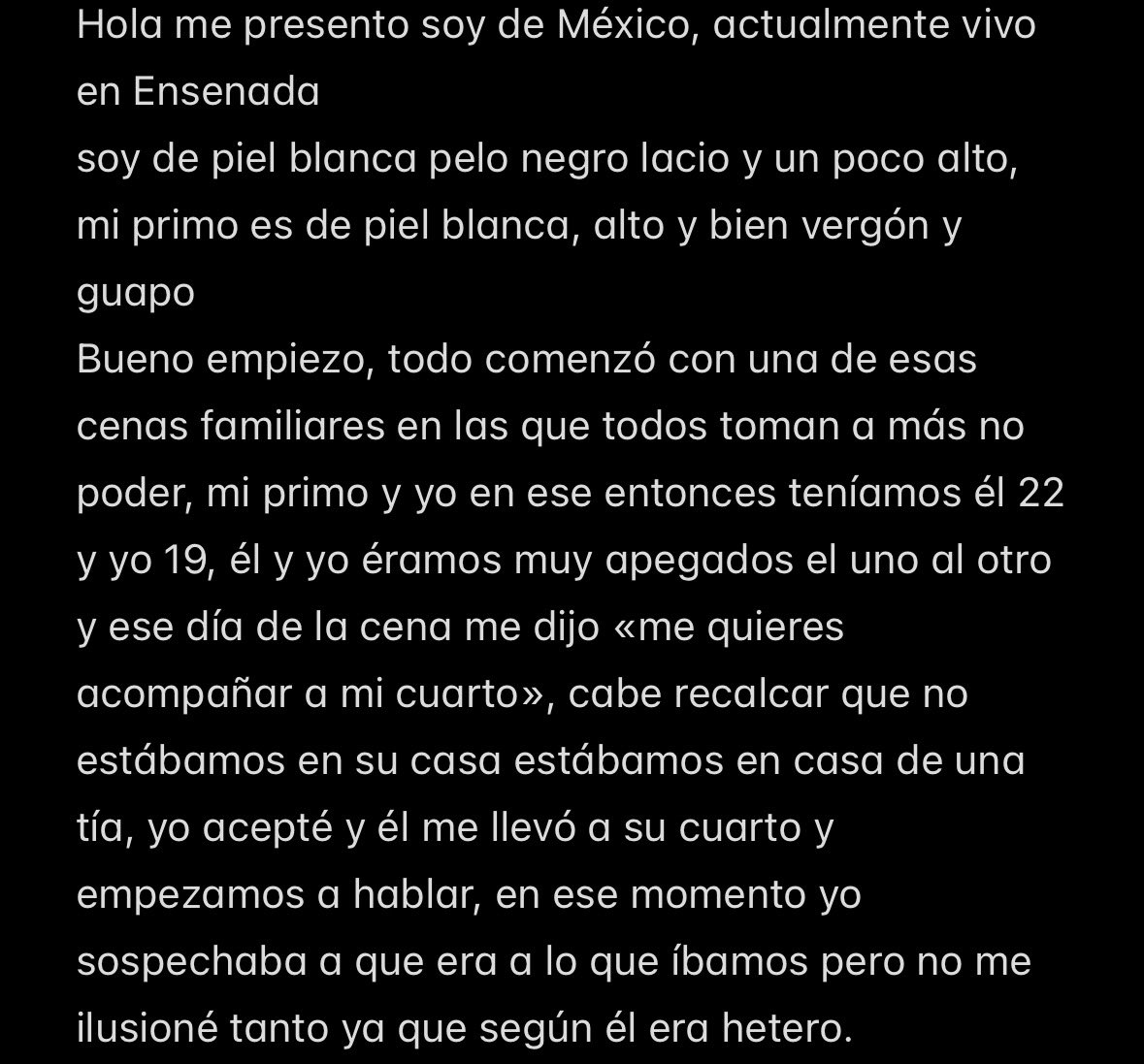 gay_relatosexx's tweet photo. Relato Anónimo.🕵️‍♂️

"Mi Primo Hetero" 💦🍆

Recuerden que Pueden Mandar sus Relatos por DM…. 😈🔥
@VATOSTJ @Vatos_MX https://t.co/1gw3WKuG72