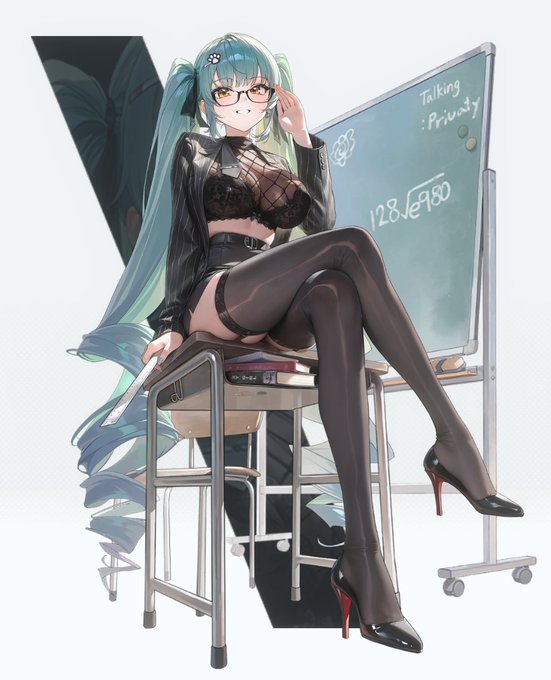 プリバティ:シャープレッスンのイラストを担当しました! デザインは他の方が担当してくださいました💙

#NIKKE #ニケ 