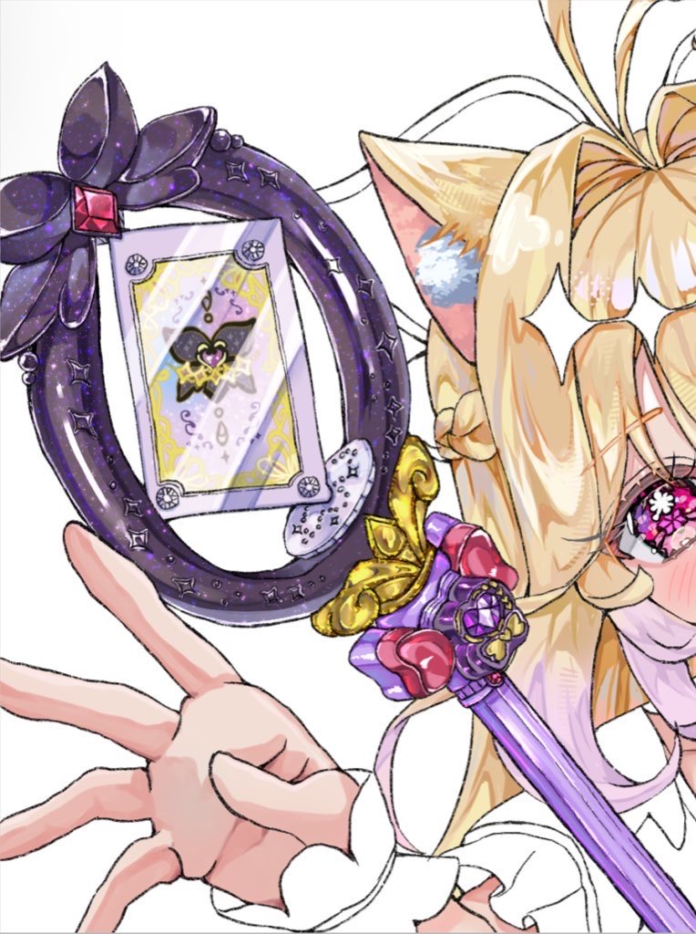 アルカナシャドウの杖wip…極力本物に近づけたけど、ここまで描き込む絵師ってなかなかいないと思う。 