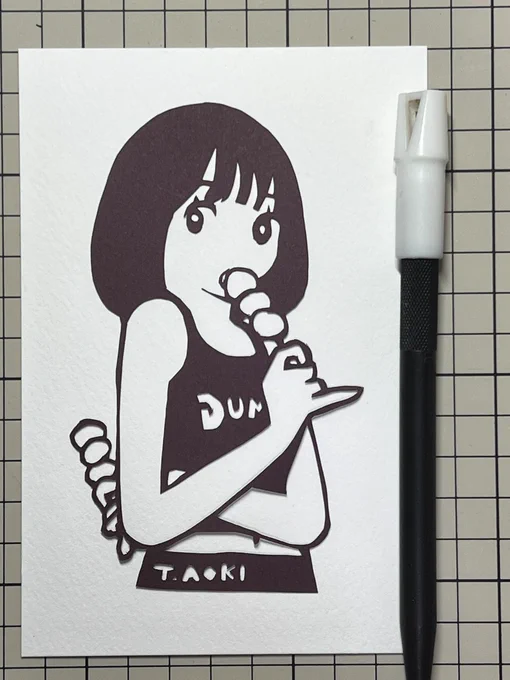 一日一切り絵 