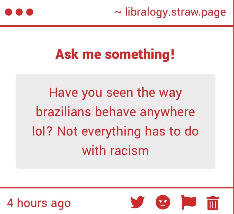 wdym “have you seen how” i literally live in Brazil you stupid broad 😭😭😭😭 Americans invented the deranged, fascist celebrity culture terrorizing our world nowadays, they are not in the position to lecture and jab fingers at anyone about proper treatment towards them