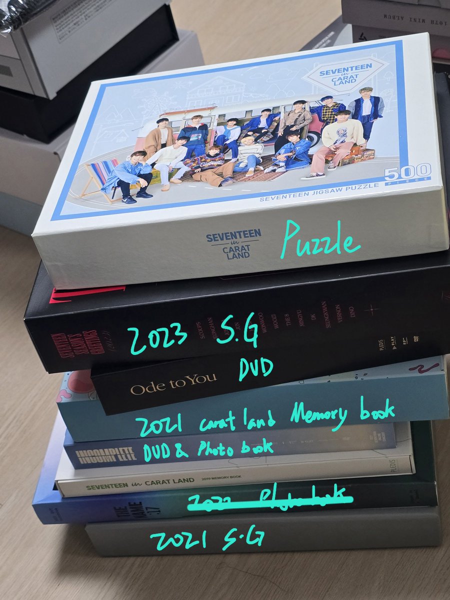 crying_wooah's tweet photo. 세븐틴 굿즈 양도합니다
디아이콘 포토북 시즌그리팅 시그 멤버십 키트 빌보드 잡지 캐럿키트 퍼즐 메모리북 DVD 디비디 https://t.co/pEg7yMBpXf