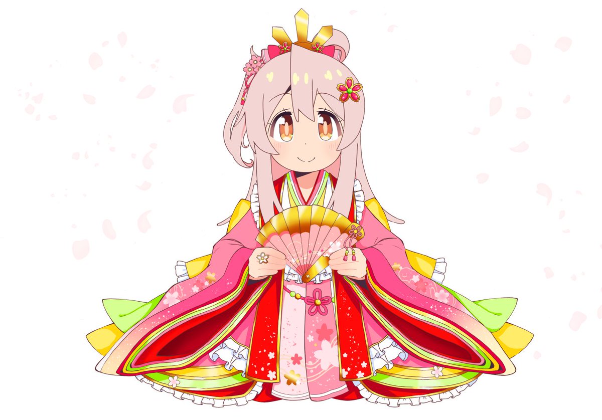 お雛様なまひろちゃんを書いてみた。
 #おにまい #おにまいお絵描き