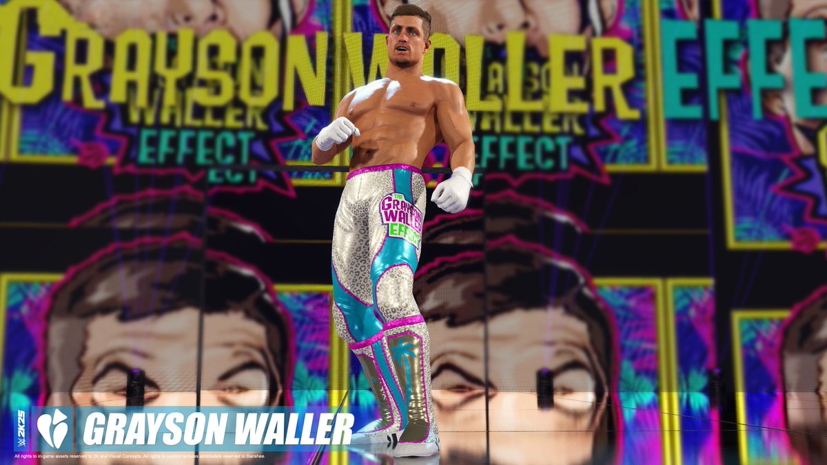 itsbybanshee's tweet image. Grayson Waller - #WWERaw / Main Event '26 mod for #WWE2K25 on PC out now for all Silver &amp;amp; Gold members on my Patreon in bio! 🇦🇺🦘

- Re-sculpted body
- Enhanced face
- HQ textures

#Mods #GraysonWaller #WWE2K26 #SmackDown #WWENXT #PC #2K