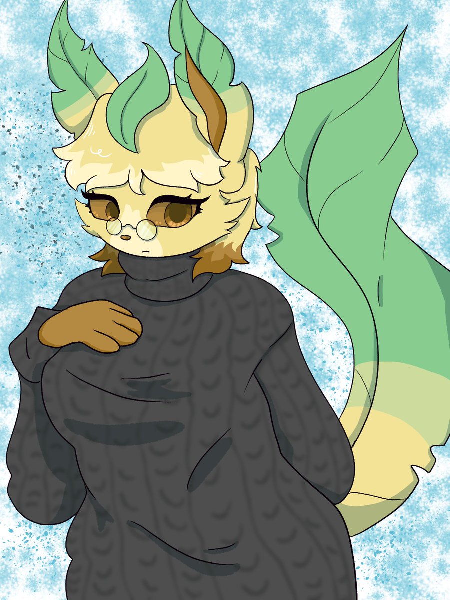 Alex0_qq's tweet photo. Leafeon 
I was struggling to draw anything lately lol so i know its bad, but decided to post it anyway
#art #pokemon #furry https://t.co/yt48wW88Lv