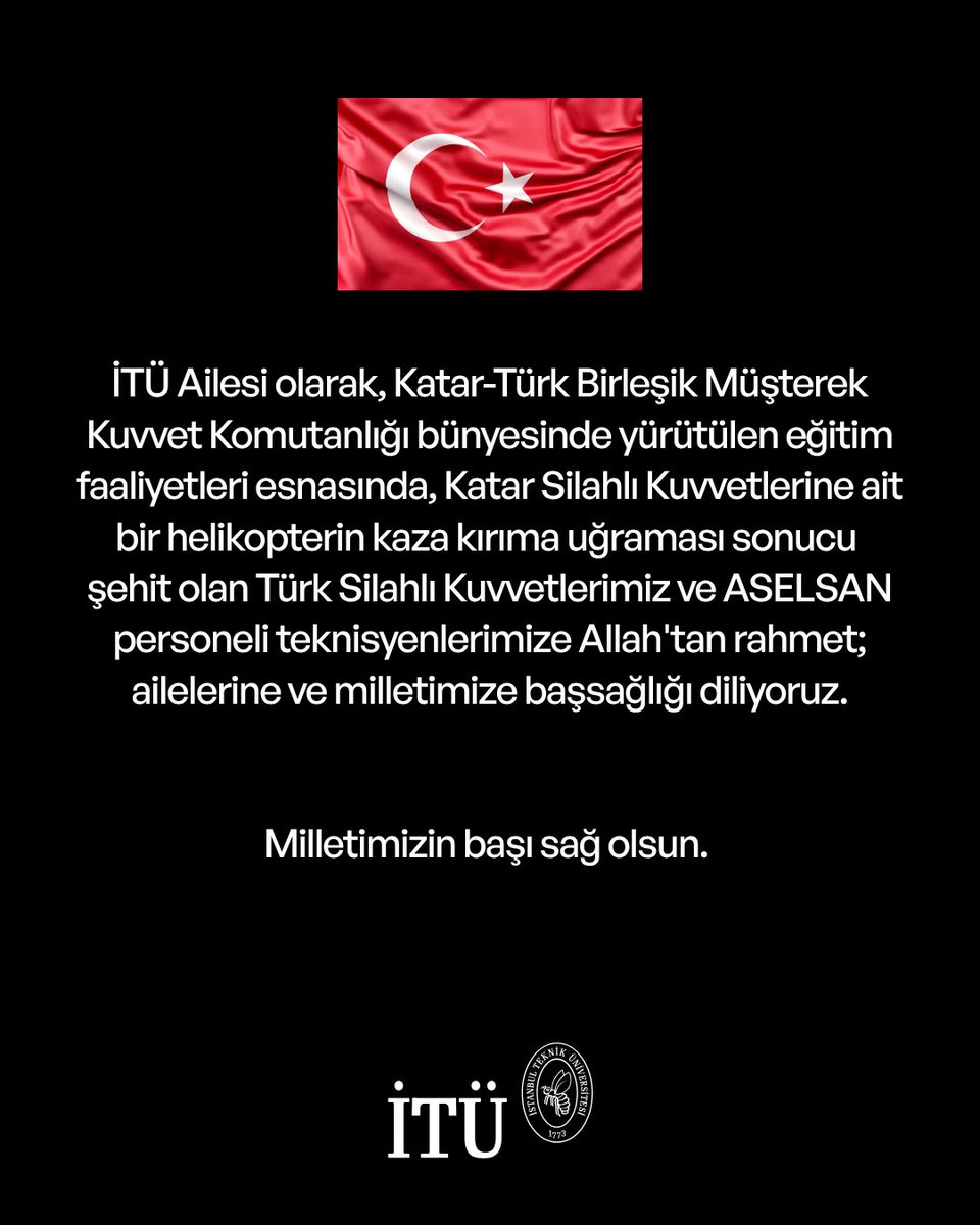 İTÜ - İstanbul Teknik Üniversitesi tweet media