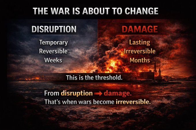 Israel hits Natanz → Iran targets Dimona → Trump threatens Bushehr
This is not tit-for-tat
The United States is now approaching a specific decision point that will make losing likely
Most people don’t see it yet  I’ll explain it live this afternoon