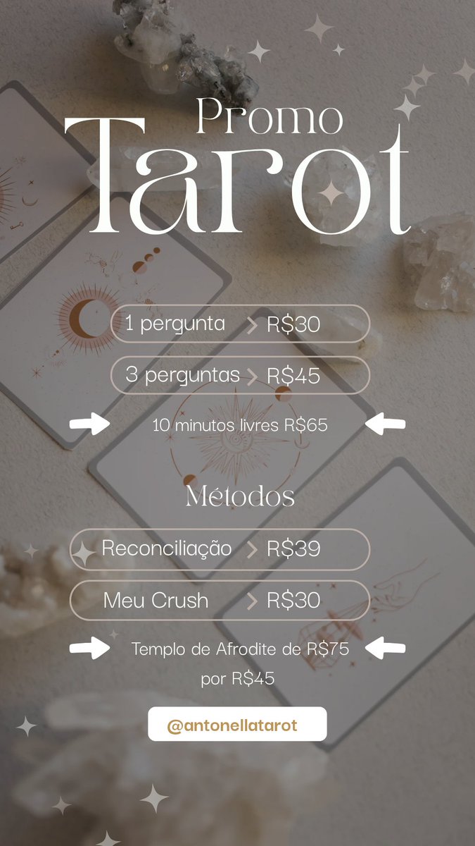 Antonella Tarot | Agenda aberta 🤍 tweet media