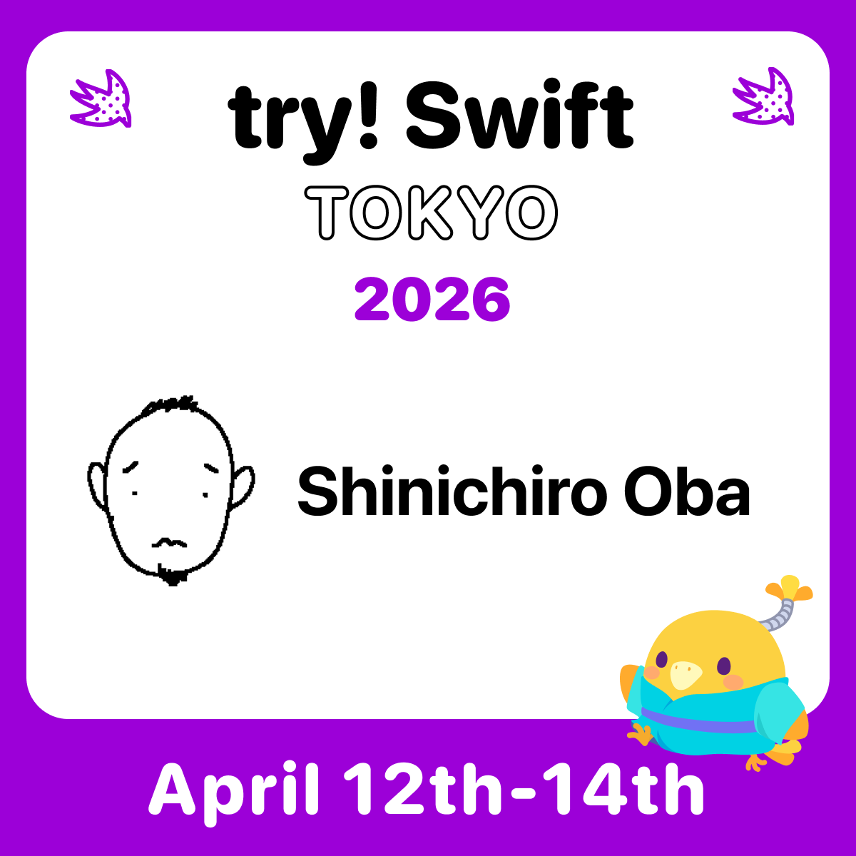 tryswiftconf's tweet image. Shinichiro さんをご紹介！

@ooba は Apple🍎 と LEGO🧱 を愛するプログラマー。TCAを用いた大規模アプリ開発に携わりながら、Embedded Swift や FPGA などの低レイヤー技術も探求しています。
#tryswift #iosdev #swiftlang