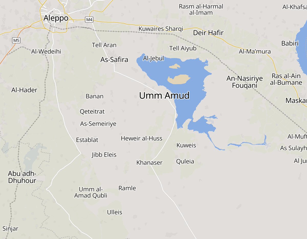 TracTerrorism's tweet image. Suspected Islamic State (IS) Armed Assault Target Syrian Regime Forces Patrol Along al-Safira-Khanaser Road in #UmmAmoud, #Aleppo Governorate, #Syria 
trackingterrorism.org/chatter/suspec…