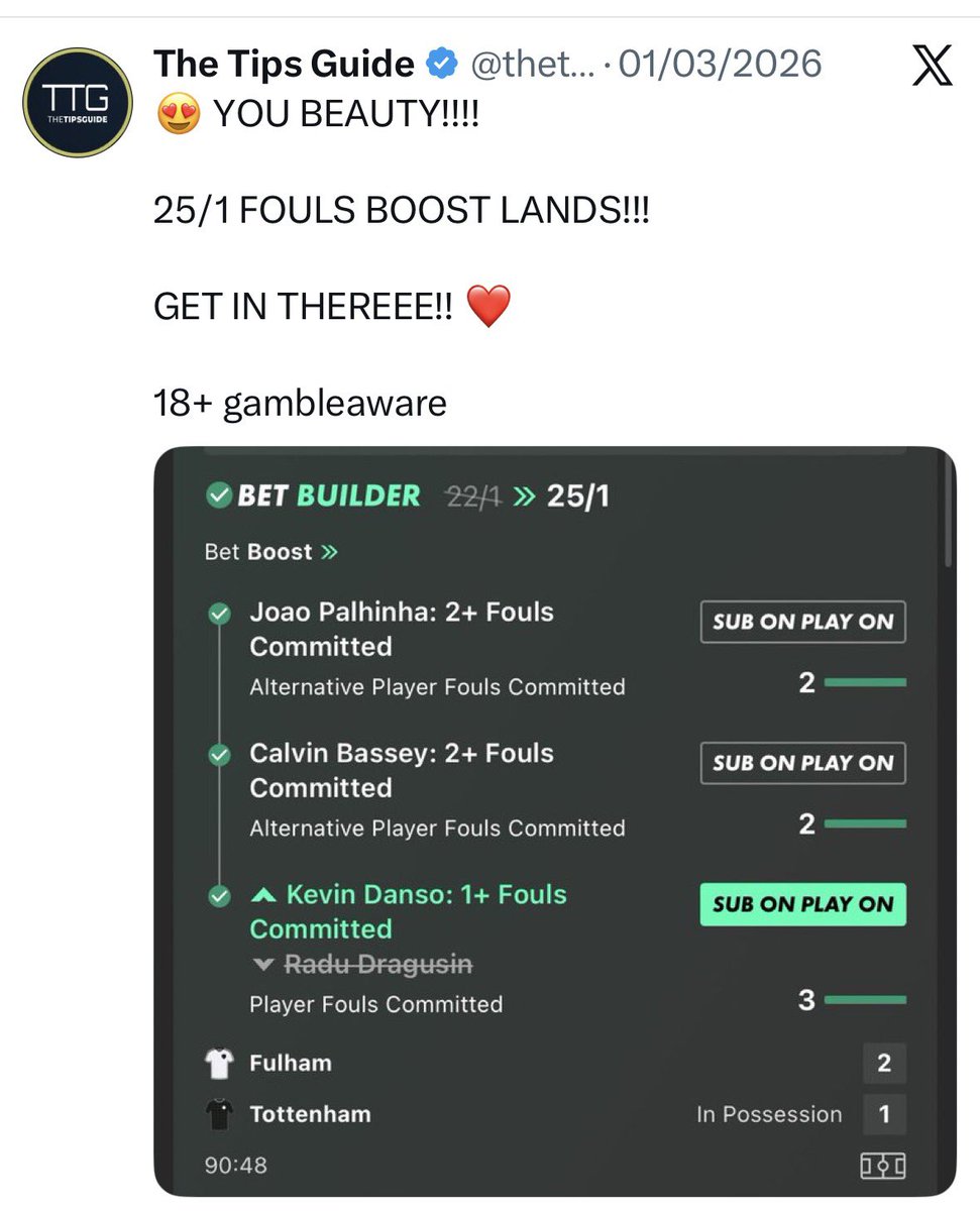 YoU oNlY wIN 1 iN 50 🤥🤥🤥🤥🤥🤥

40/1 winner today ✅

28/1 winner midweek ✅

22/1 &amp; 25/1 winners at the start of the month ✅

Good one that mate.

Just let us enjoy our winner 🤣

18+ gambleaware