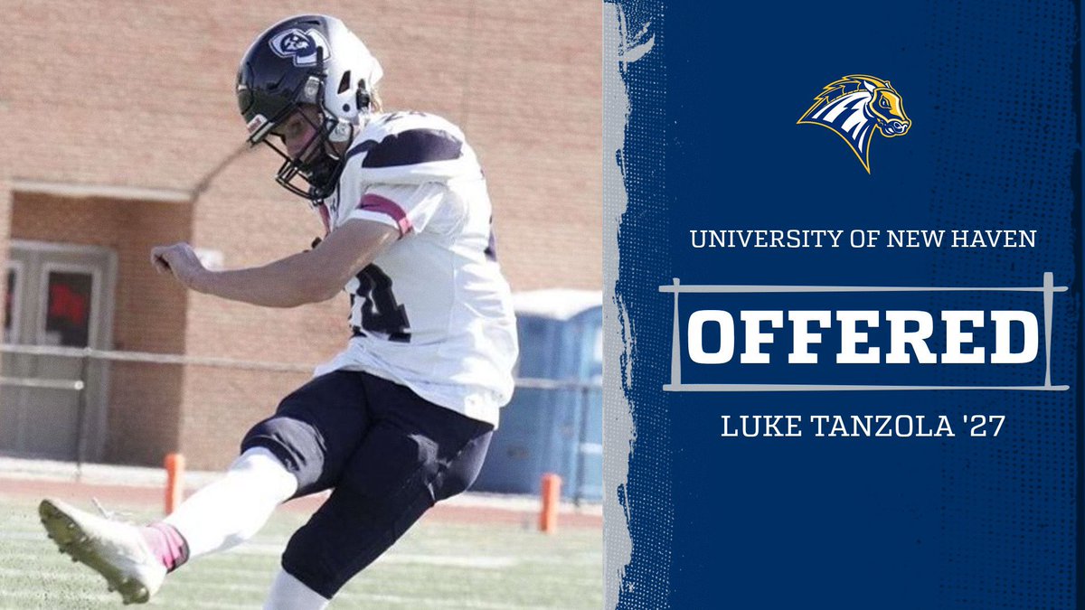 HermitsFootball's tweet photo. Congratulations to Class of 2027 K/P Luke Tanzola (@ltanzola2) for receiving his first Division 1 offer from @UNewHavenFB! #CheckEveryBox ✅ #PunchYourOwnTicket 🎟️ 

#HermitPride 🔝 https://t.co/2P6ejUeesZ