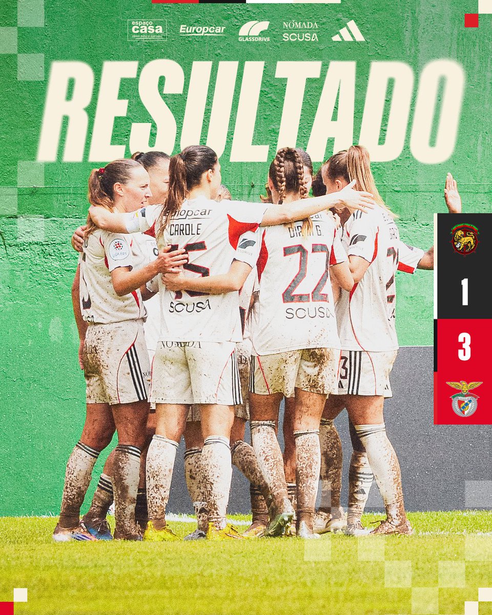 #SLBenficaFem | Missão cumprida e 𝟑 𝐩𝐨𝐧𝐭𝐨𝐬 pontos na bagagem 🙌

#LigaBPI