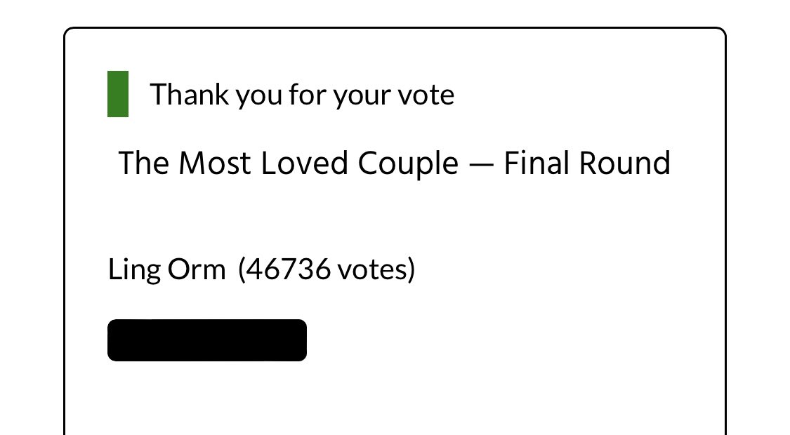 LingOrm Voting tweet media