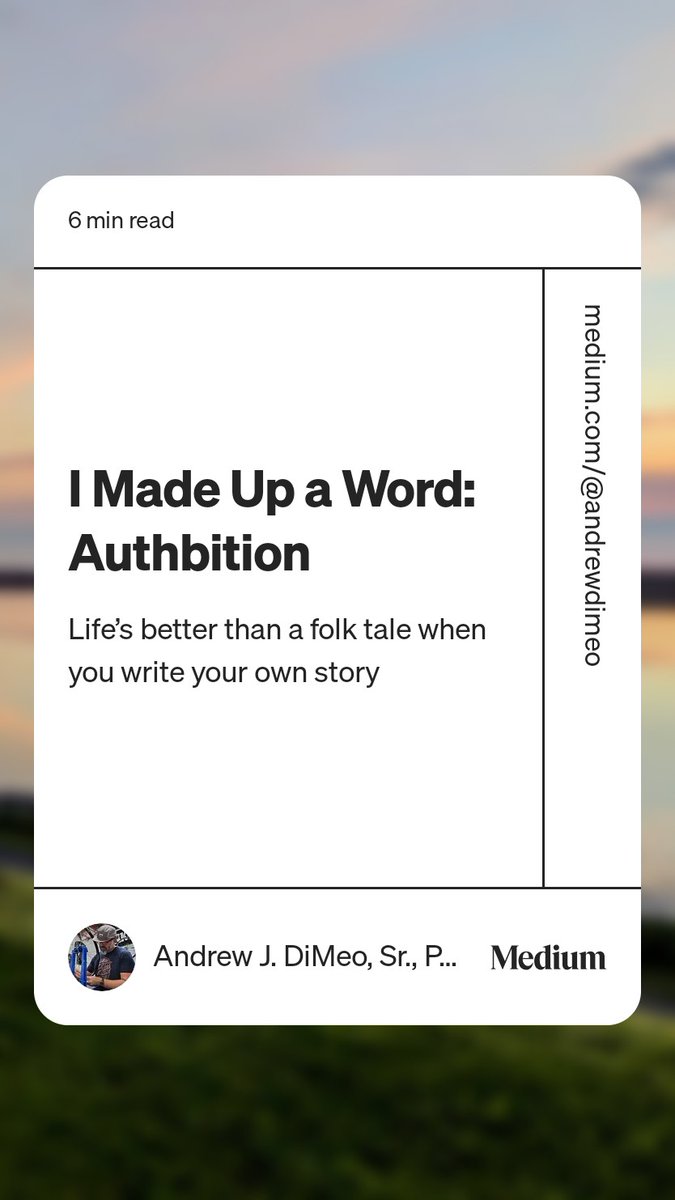Authbition by Andrew DiMeo tweet media
