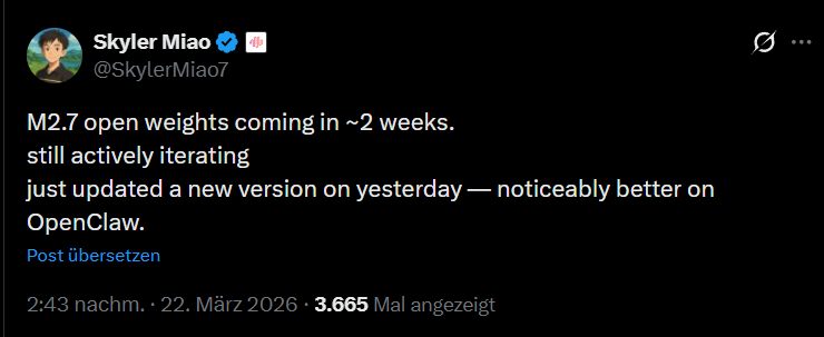 Open weights ETA screenshot