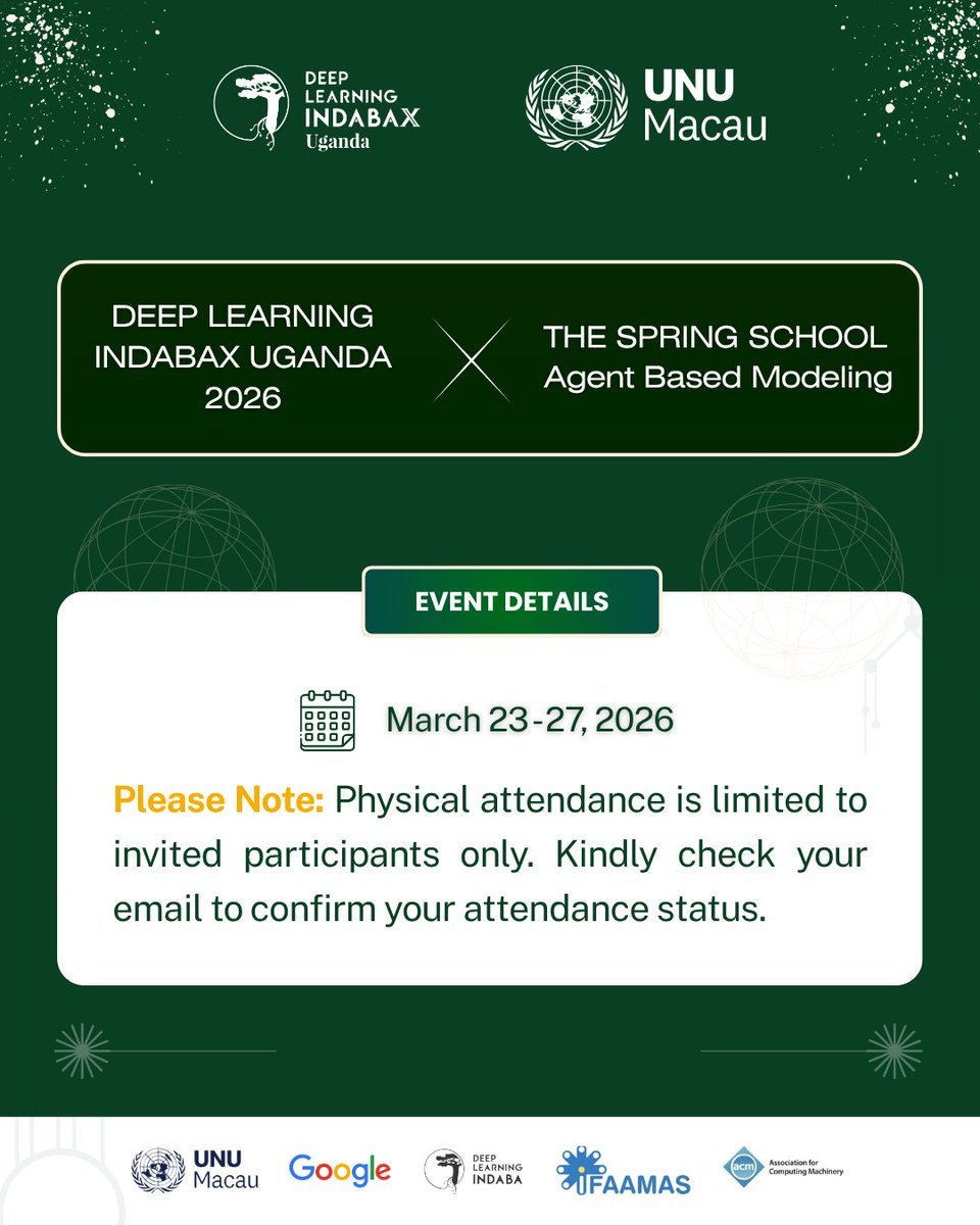 Deep Learning IndabaX 🇺🇬 tweet media